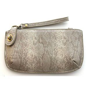 Joy Susan Wristlet, Faux Snakeskin, EUC - Missing Crossbody Strap